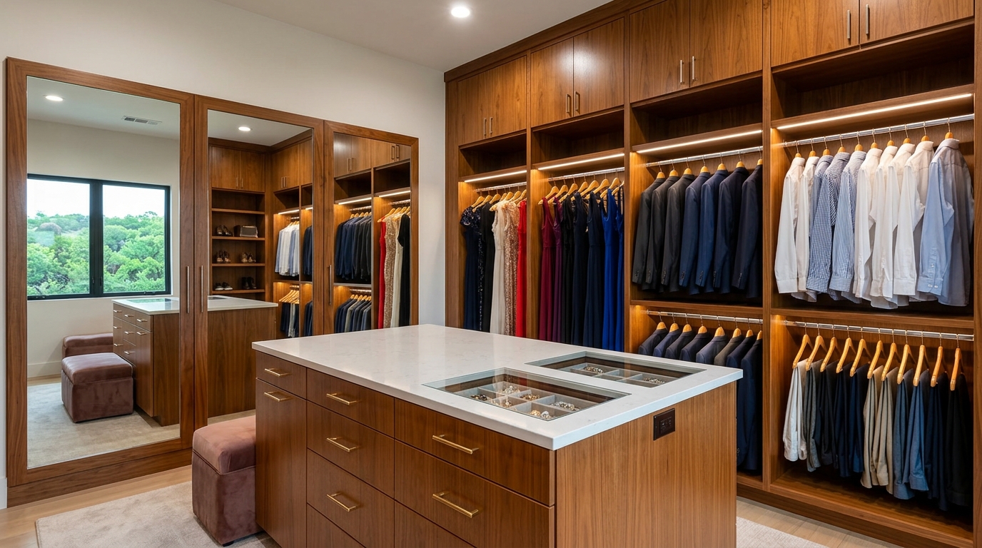 Custom Luxury Closets Can Austin Homeowners Choose